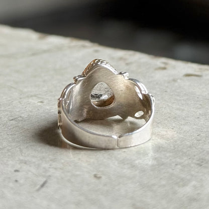 Herkimer Diamond ring 10