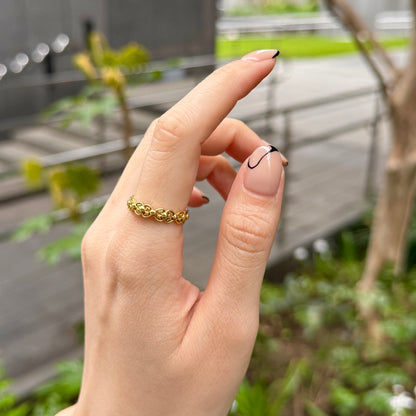 Brass plain ring 62