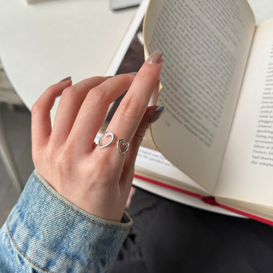Heart plain ring 66