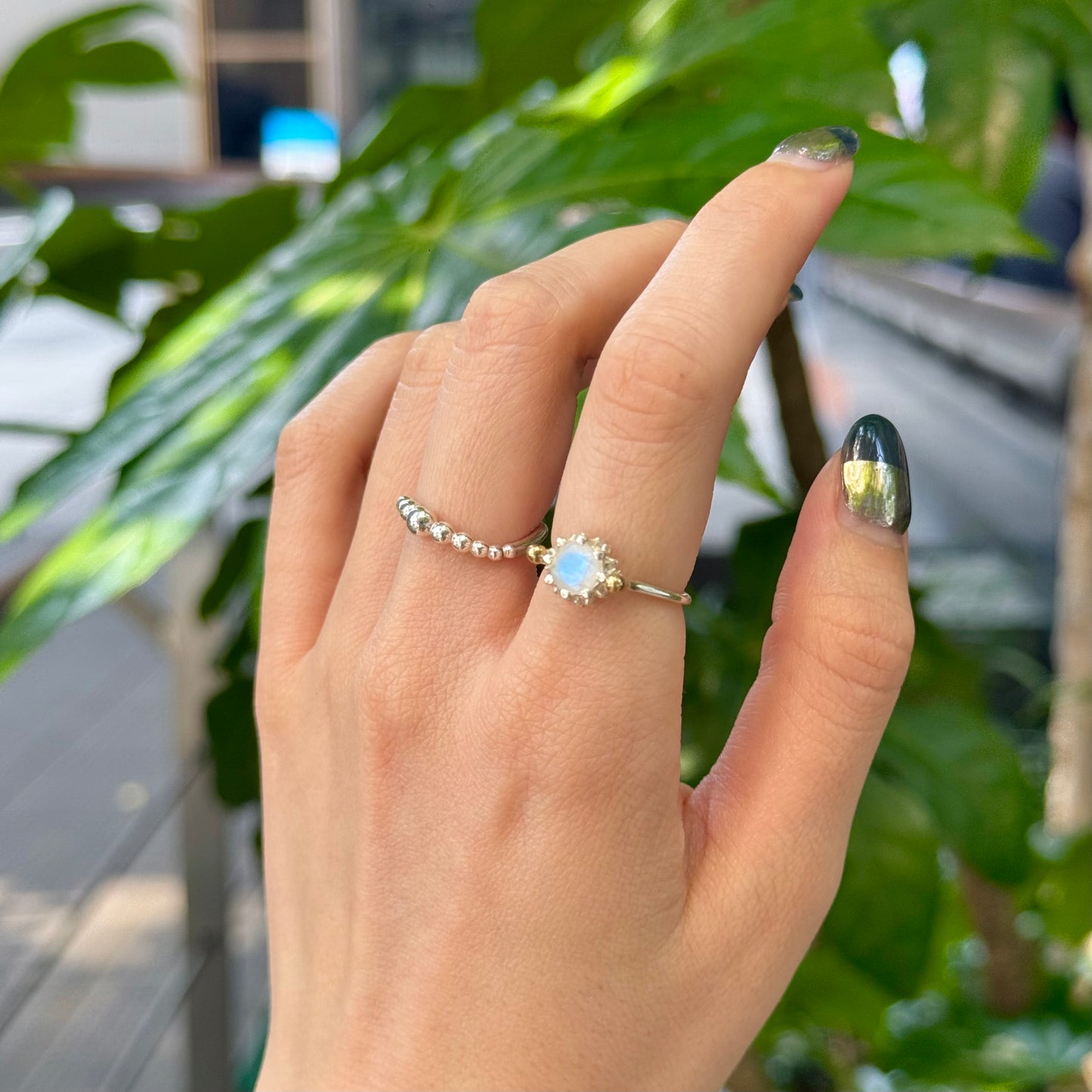 Silver925×Brass design ring 16