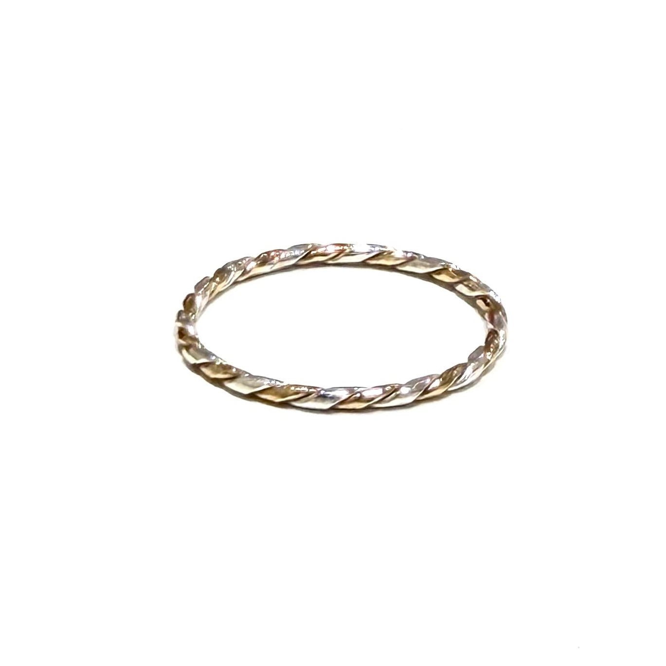 Silver925×Brass plain ring 7