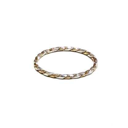 Silver925×Brass plain ring 7