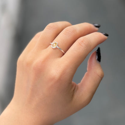 Silver925 1stone ring 10