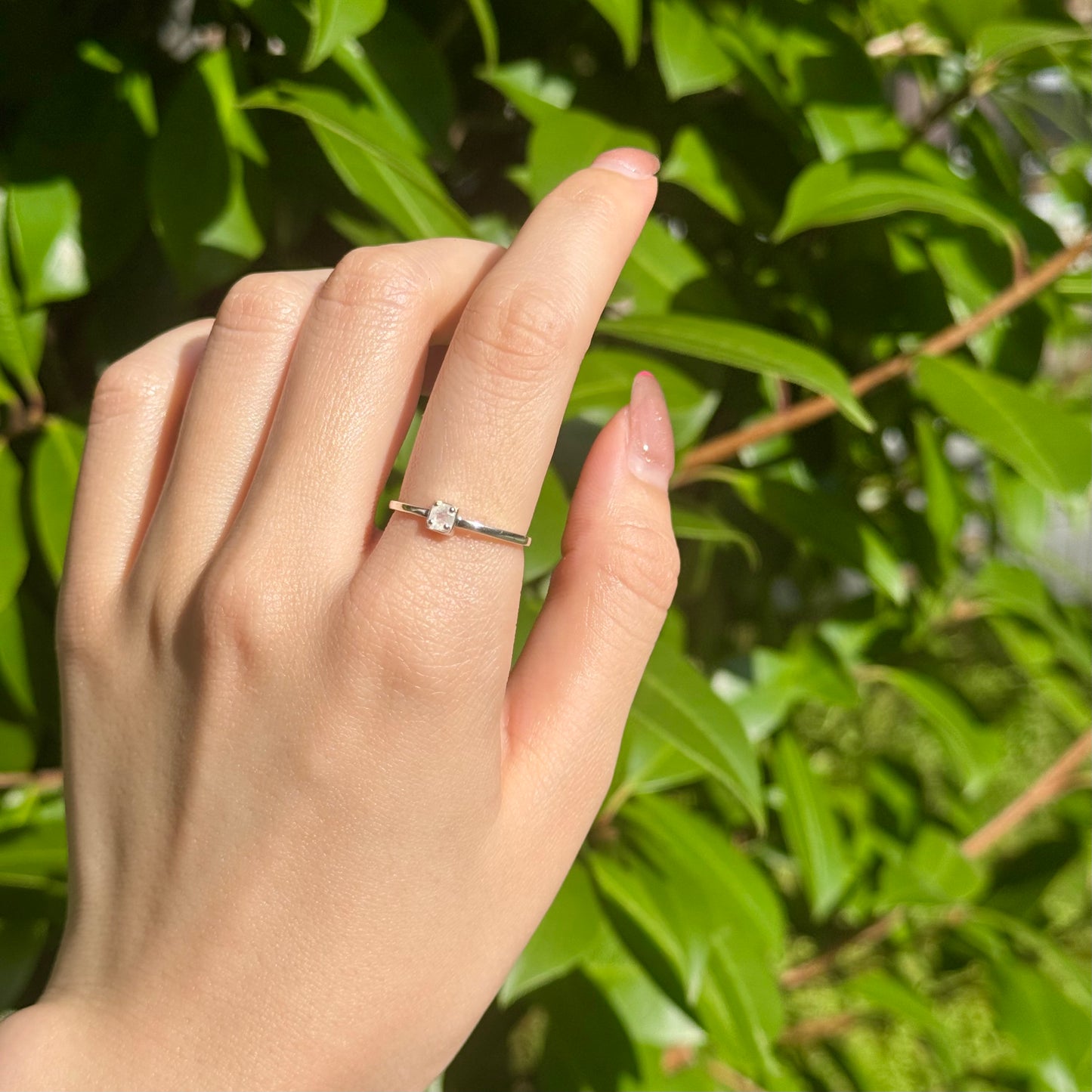 Silver925 1stone ring 9