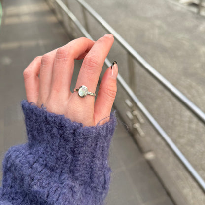 Silver925 1stone ring 4