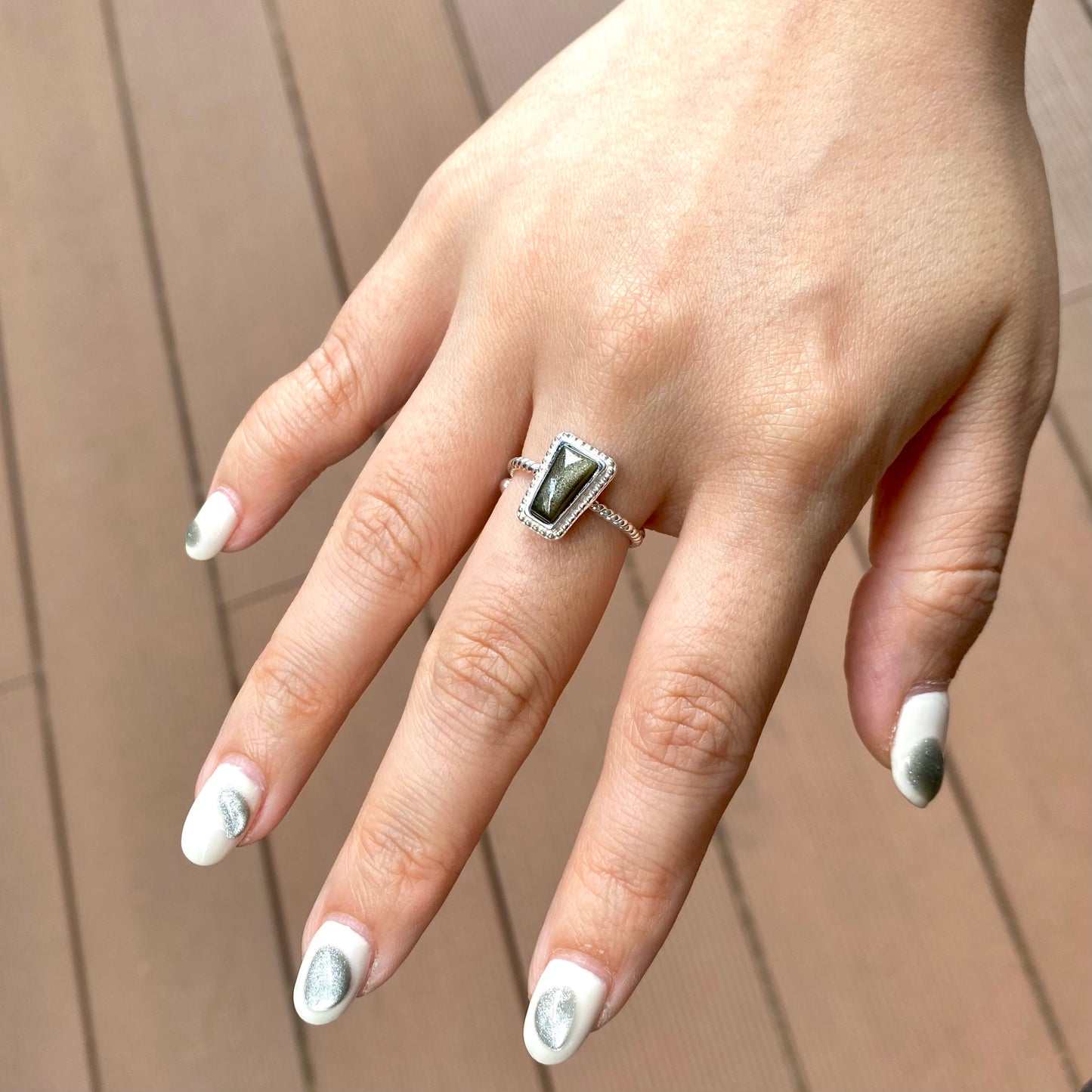 Silver925 1stone ring 2