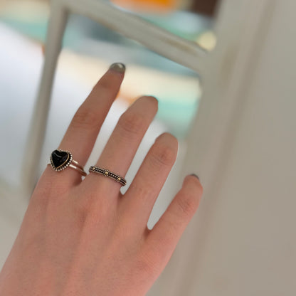 【Bijumam poco】Silver925×18K plain  ring 3