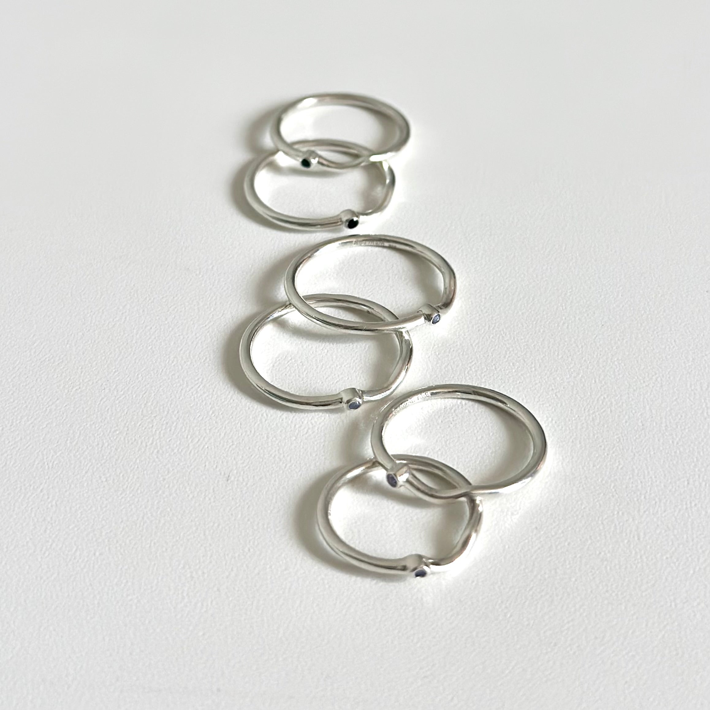 Silver925 wave ring
