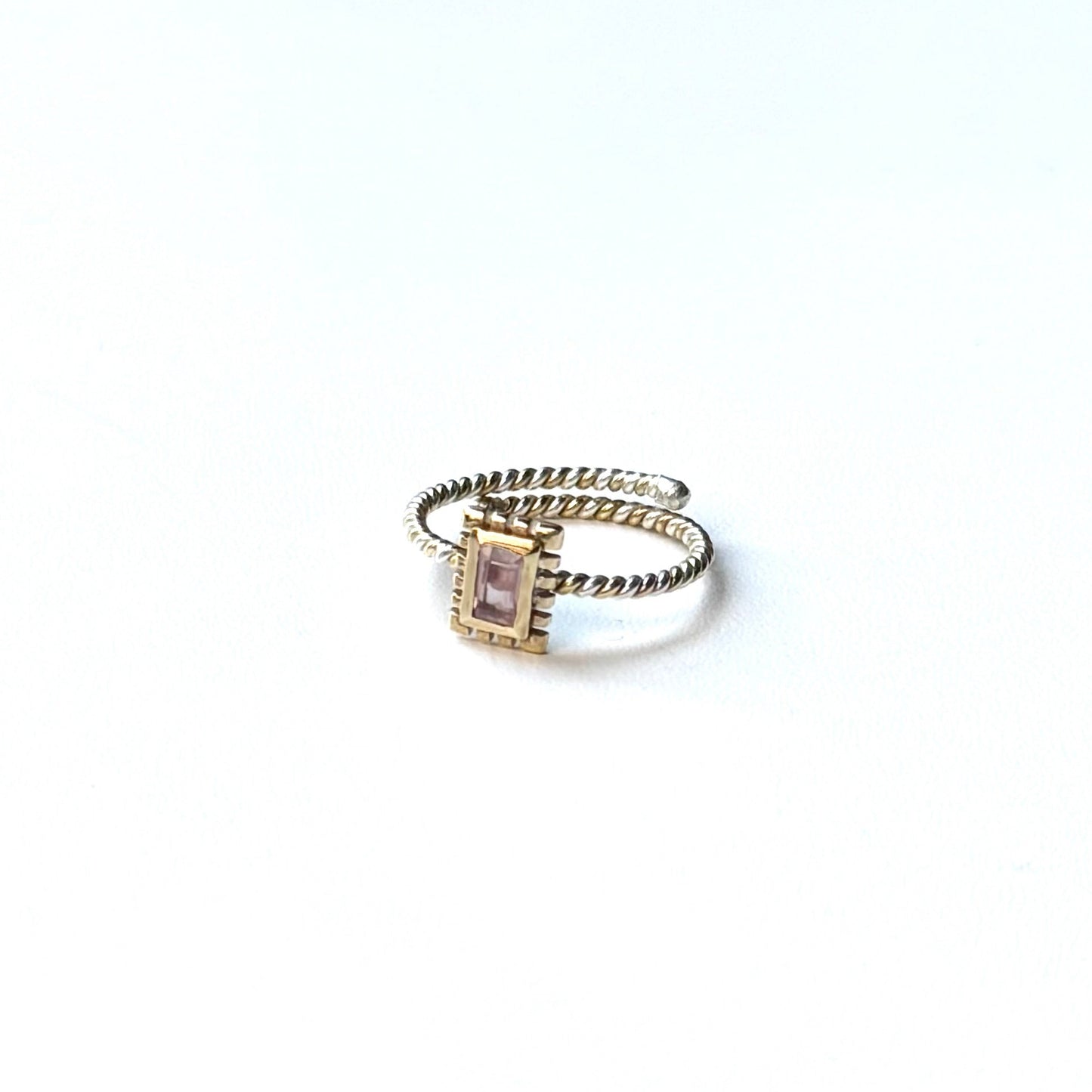 Silver925×Brass petit ring 6