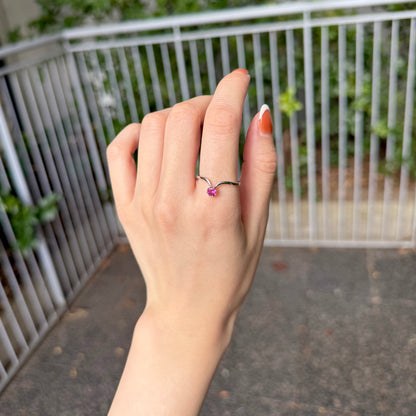 Silver925 Vdesign ring 1