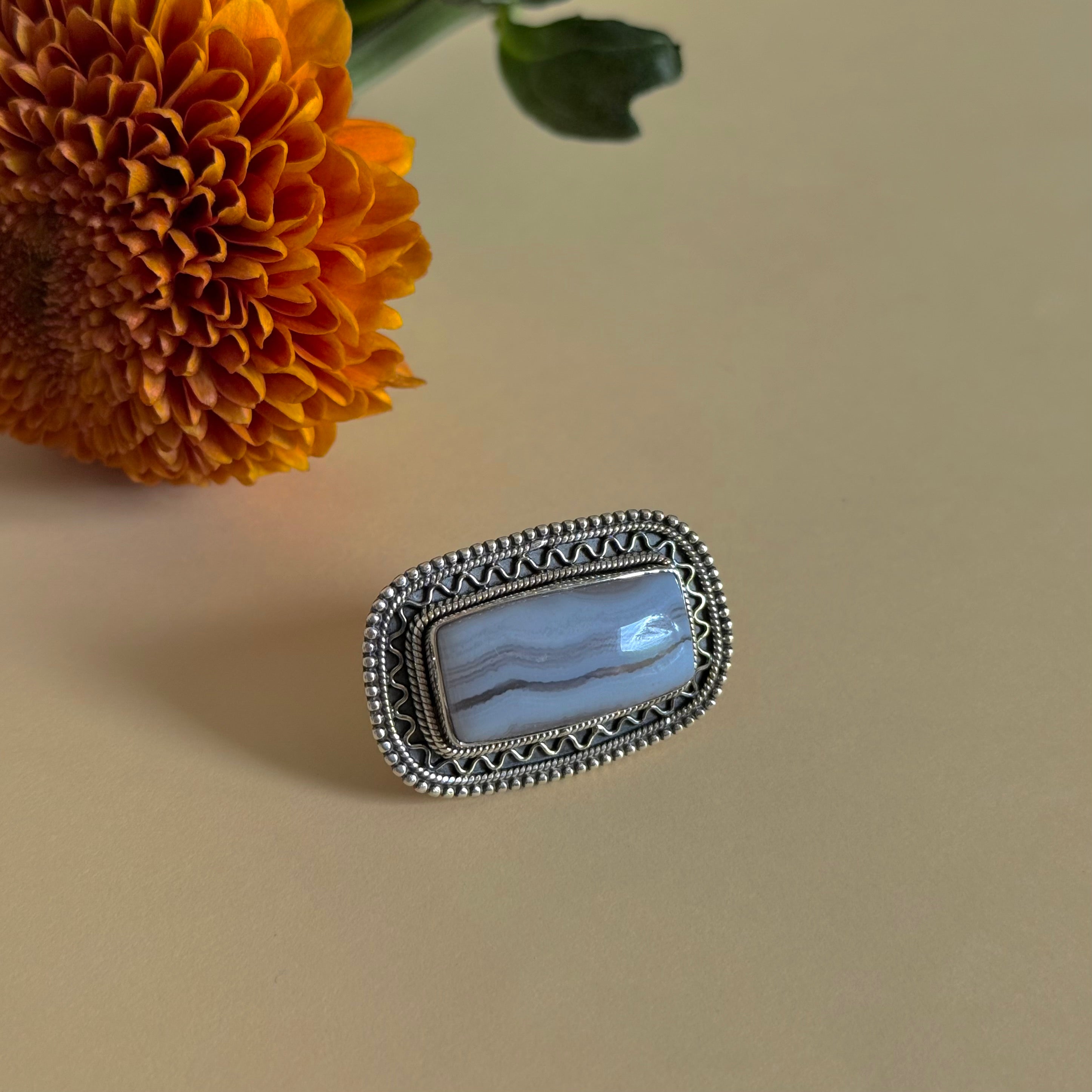 完全最終価格☆新品☆Bijumam モンタナアゲートのおしゃれなリング☆ 💍 . . Bijumam NAGOYA ○名古屋タカシマヤゲートタワーモール