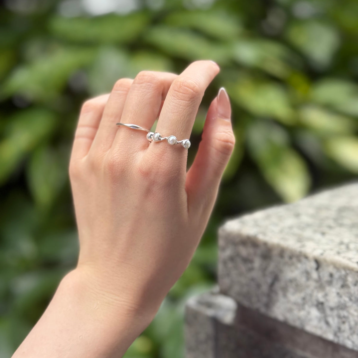 Pearl design ring 5