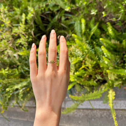 Flower design ring