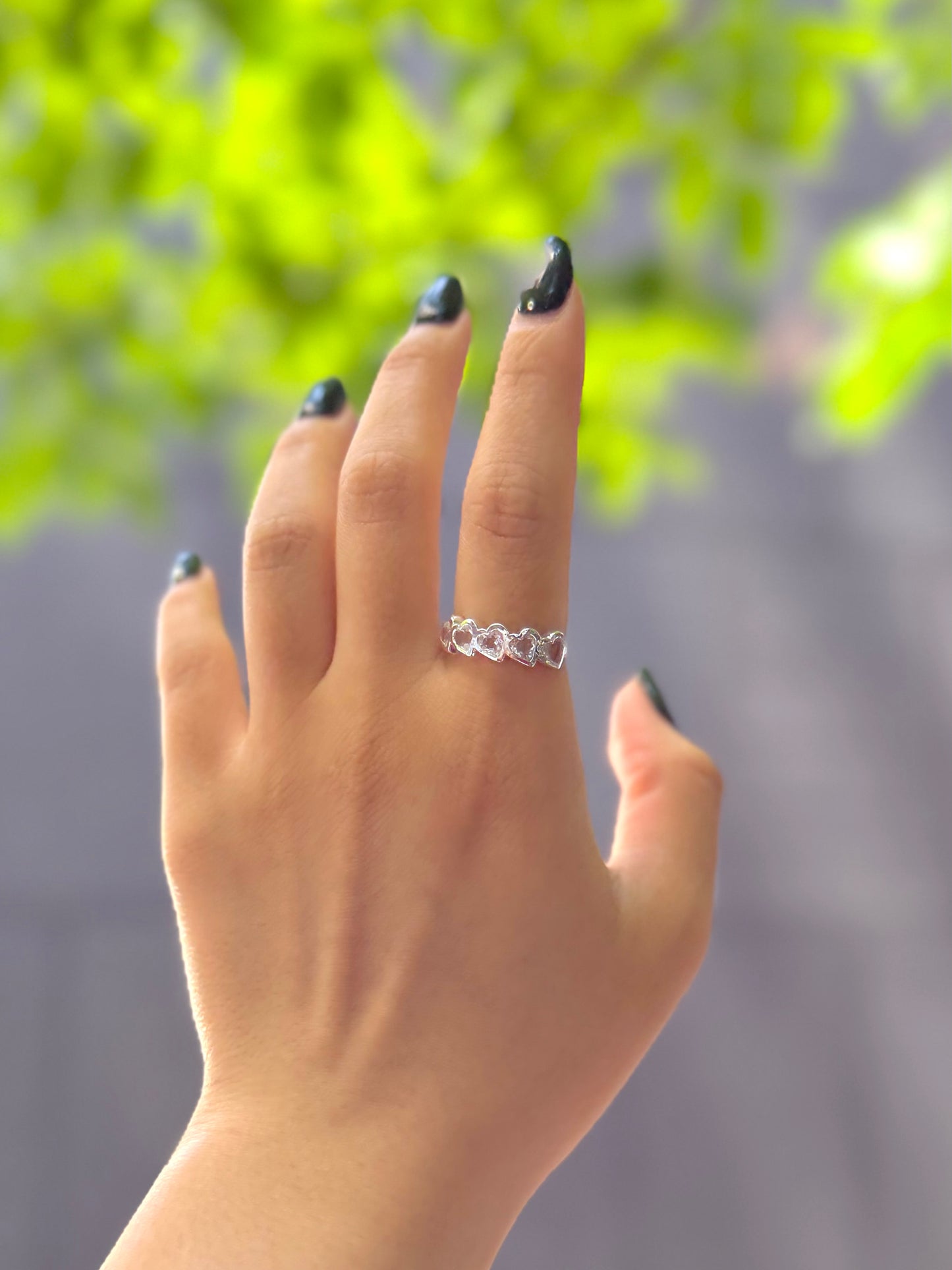 Heart design ring 5
