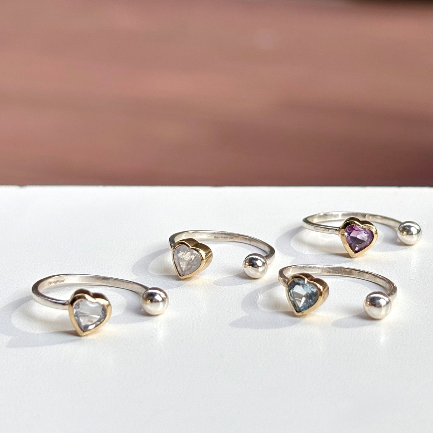Heart fork ring 11