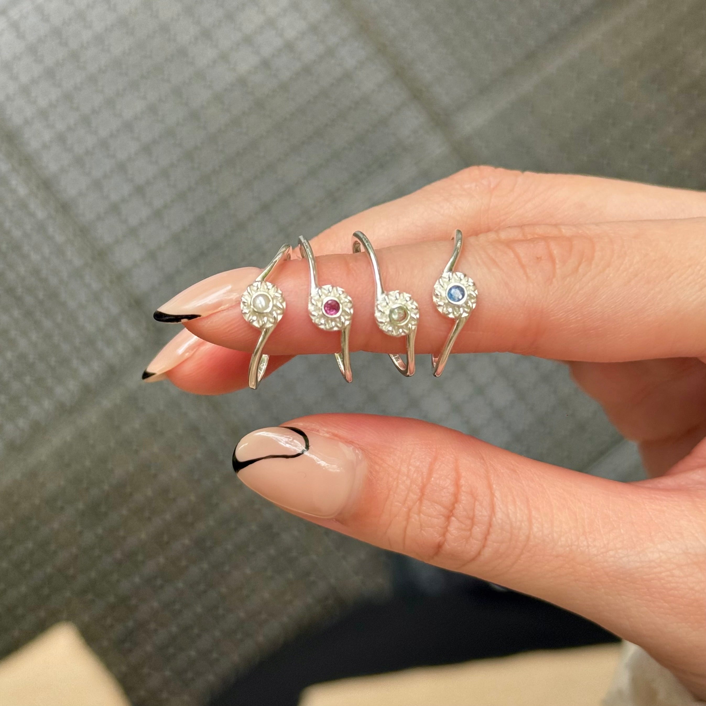 Flower design ring 9 – Biju mam