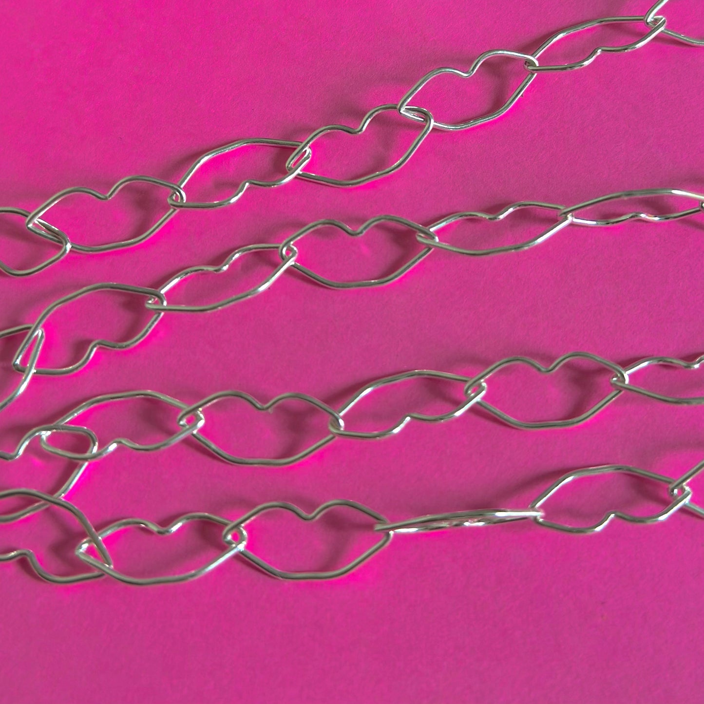 Italian chain necklace〈Lip〉1