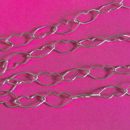 Italian chain necklace〈Lip〉1