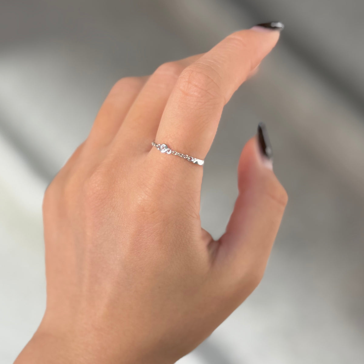 〈オンライン先行再入荷〉White topaz ring 2