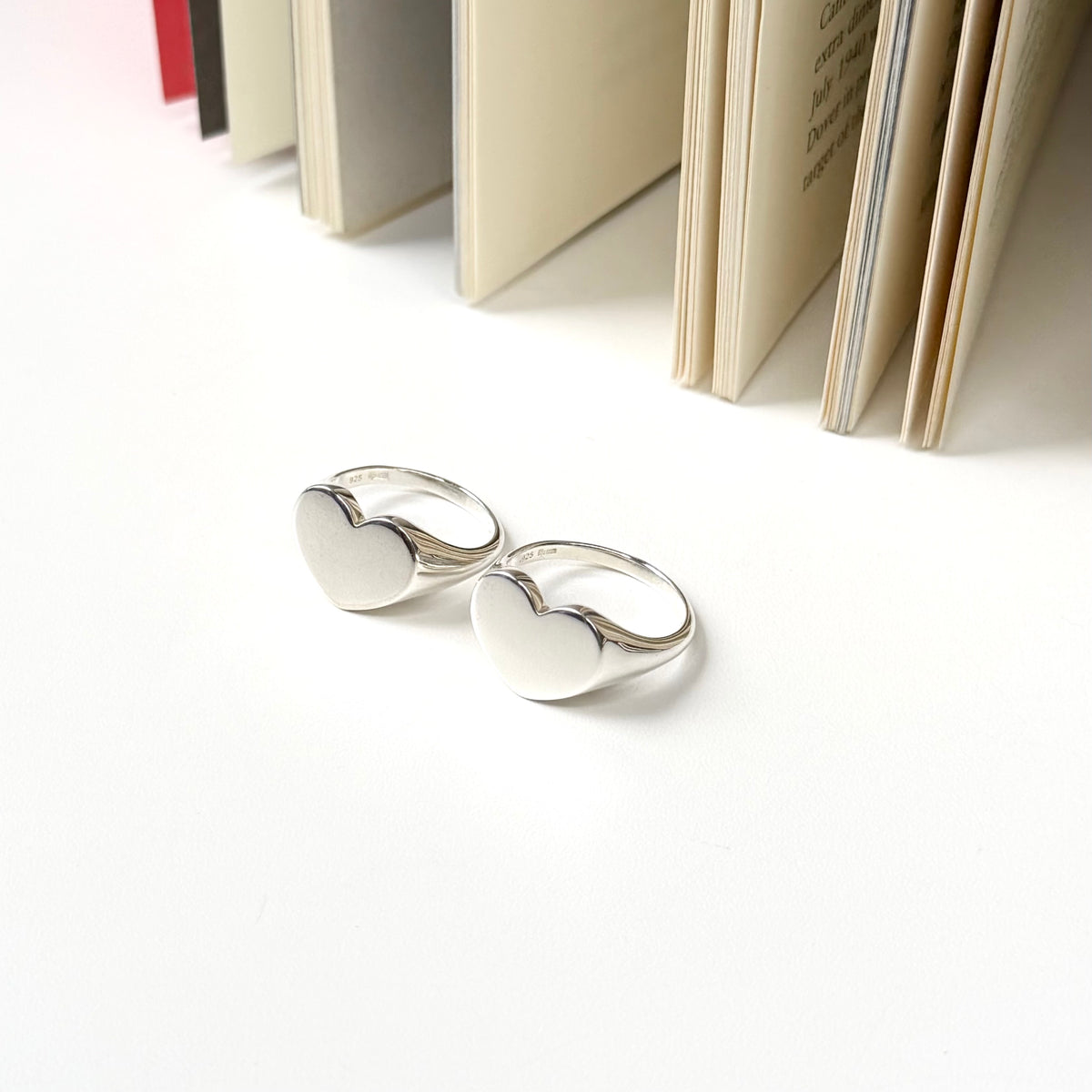 Heart plain ring 86
