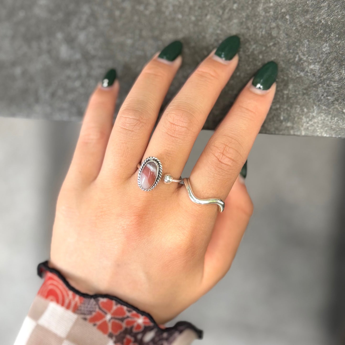Silver925 design ring 100