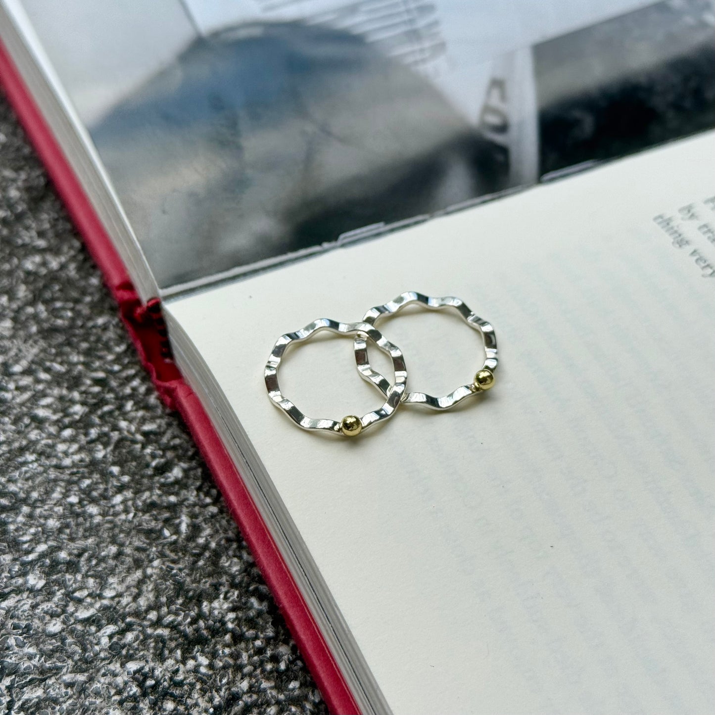 Silver925×Brass plain ring 3