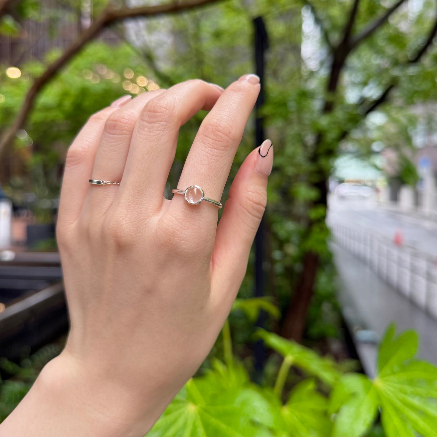 Silver925 1stone ring 6