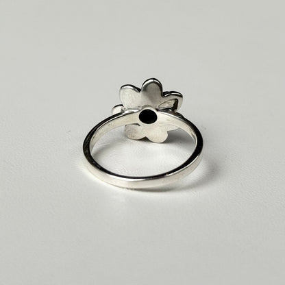 Flower design ring 10