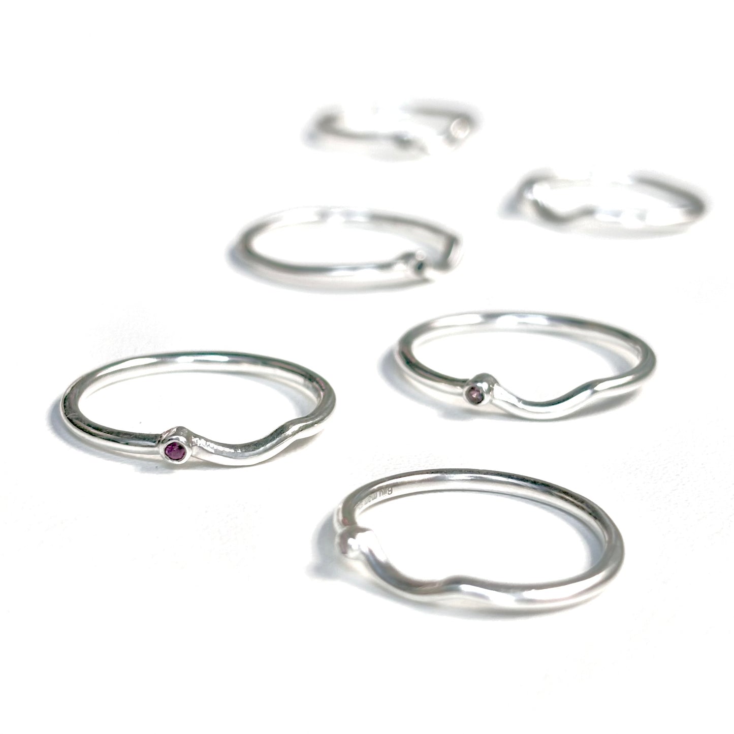 Silver925 wave ring 10