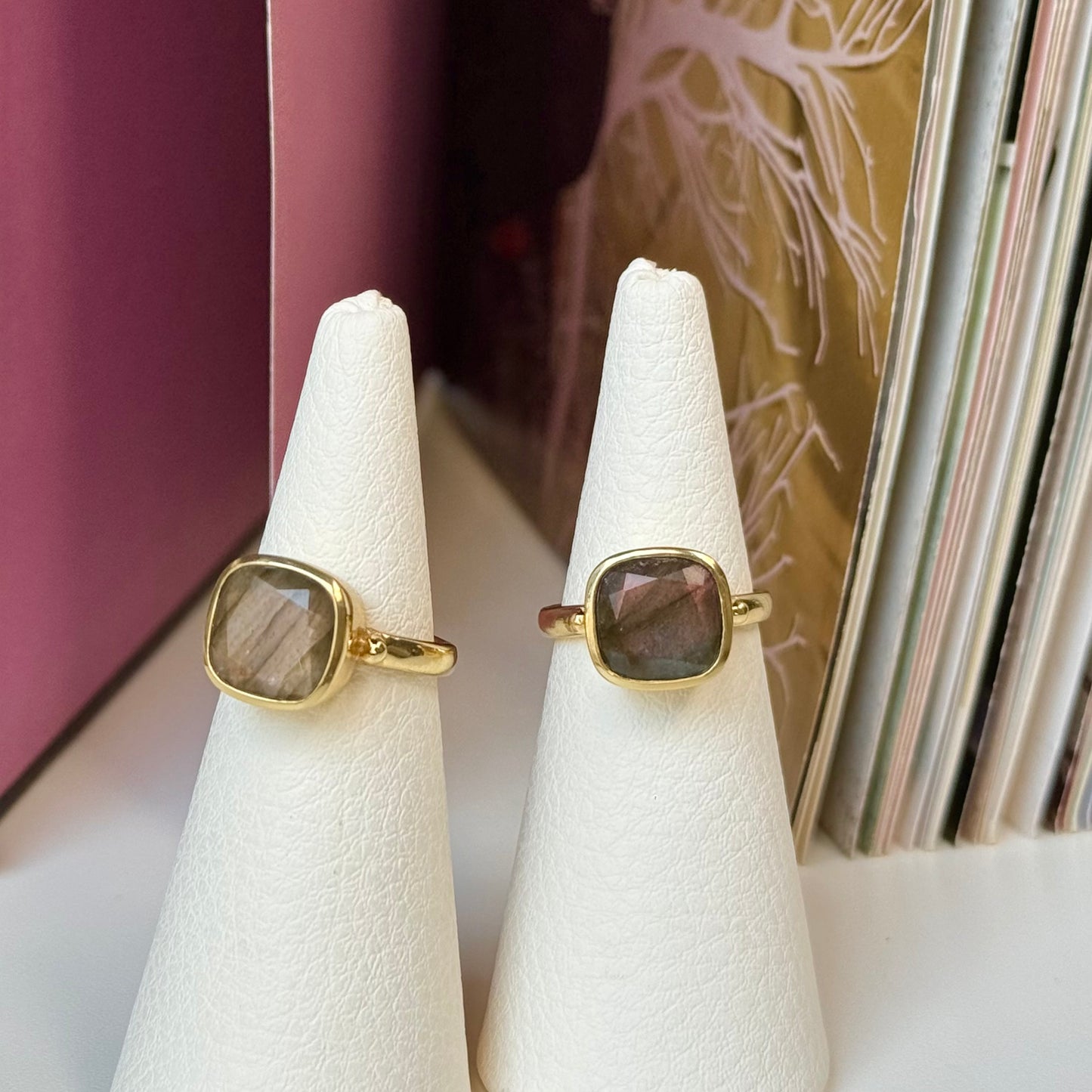 Brass square ring