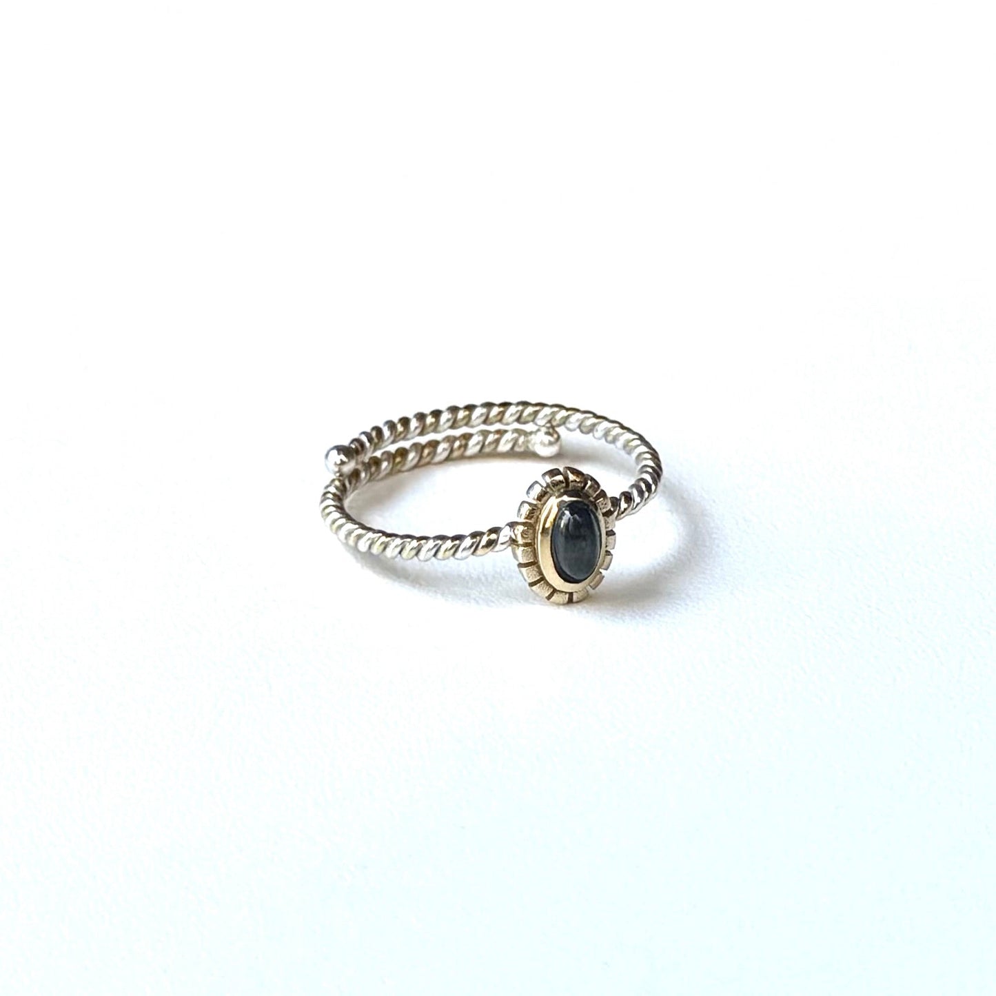 Silver925×Brass petit ring 3
