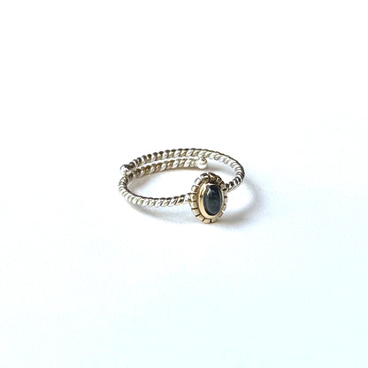 Silver925×Brass petit ring 3