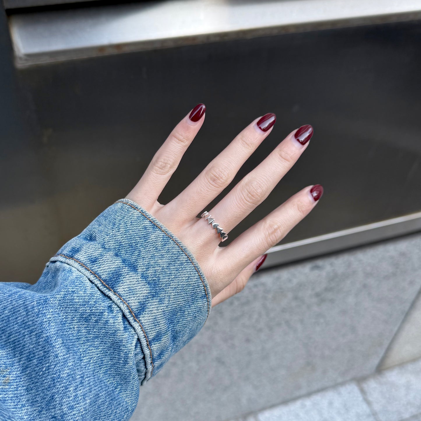 Silver925 plain ring 104