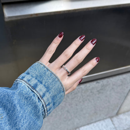 Silver925 plain ring 104