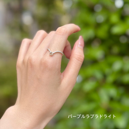 Silver925 V design ring 6