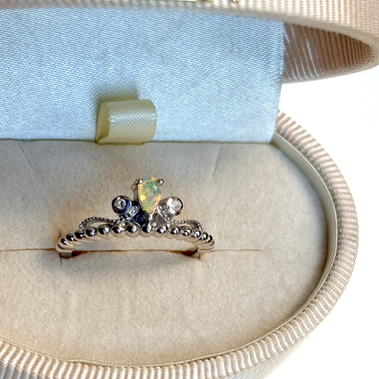 【Biju mam poco】Tiara ring -Opal-