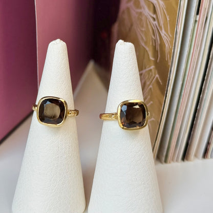 Brass square ring