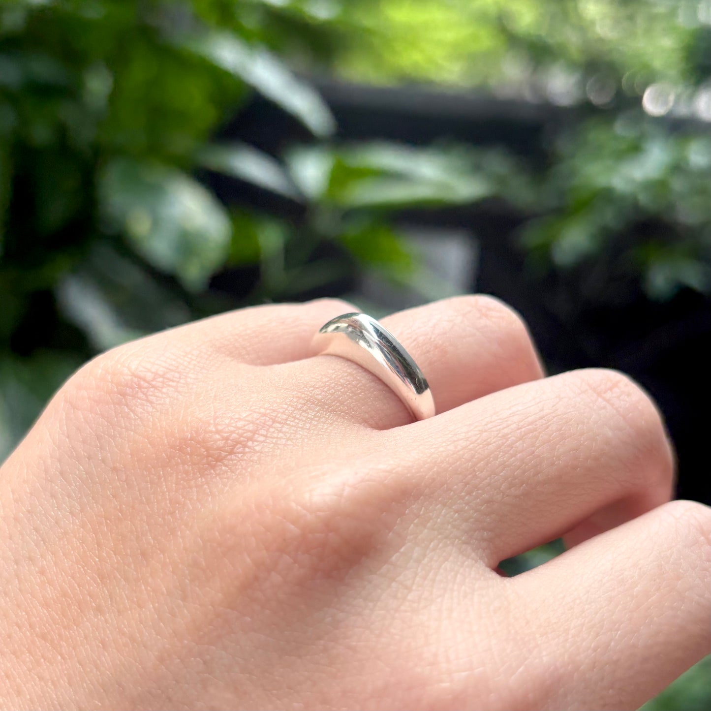 Silver925 plain ring 47