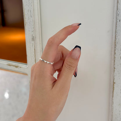《FUKUOKA limited color》Heart enamel ring 1