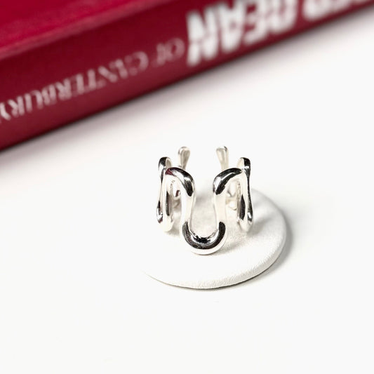 Silver925 plain ring 64