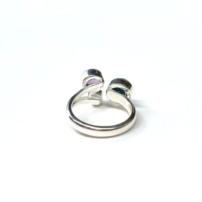 Silver925 3stone ring 1