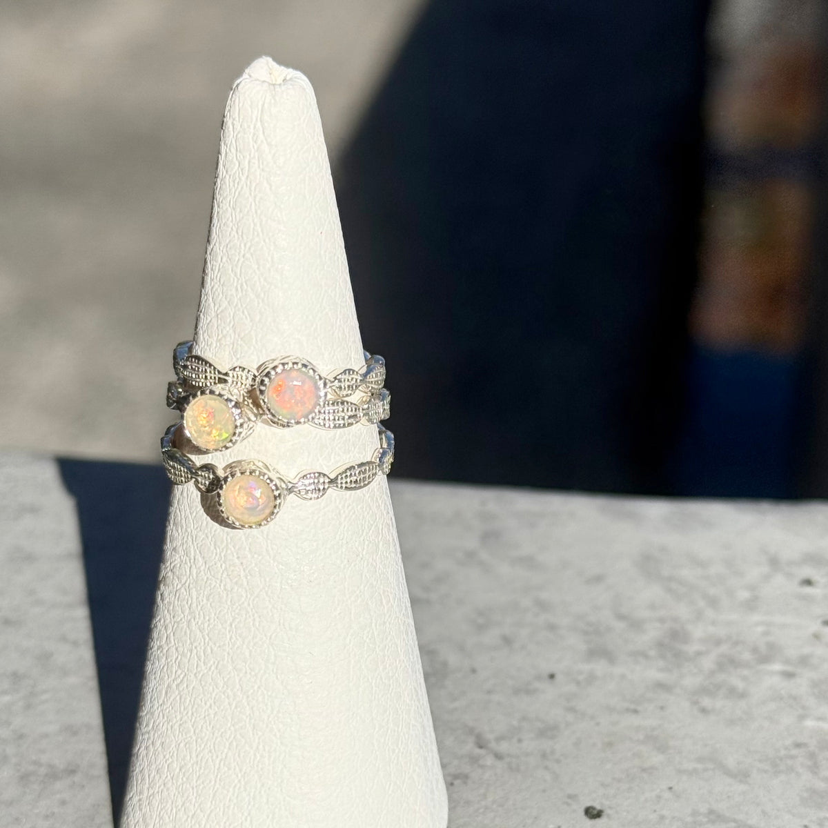 Opal design ring 8