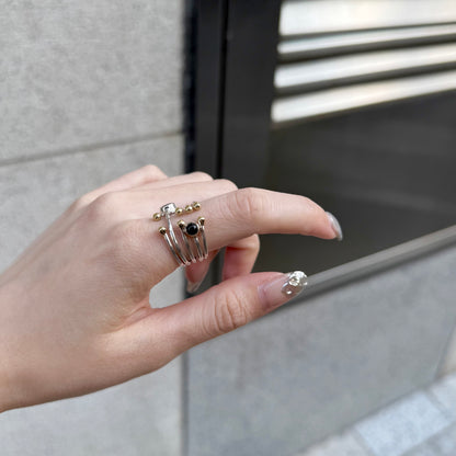 Silver925×Brass design ring 14