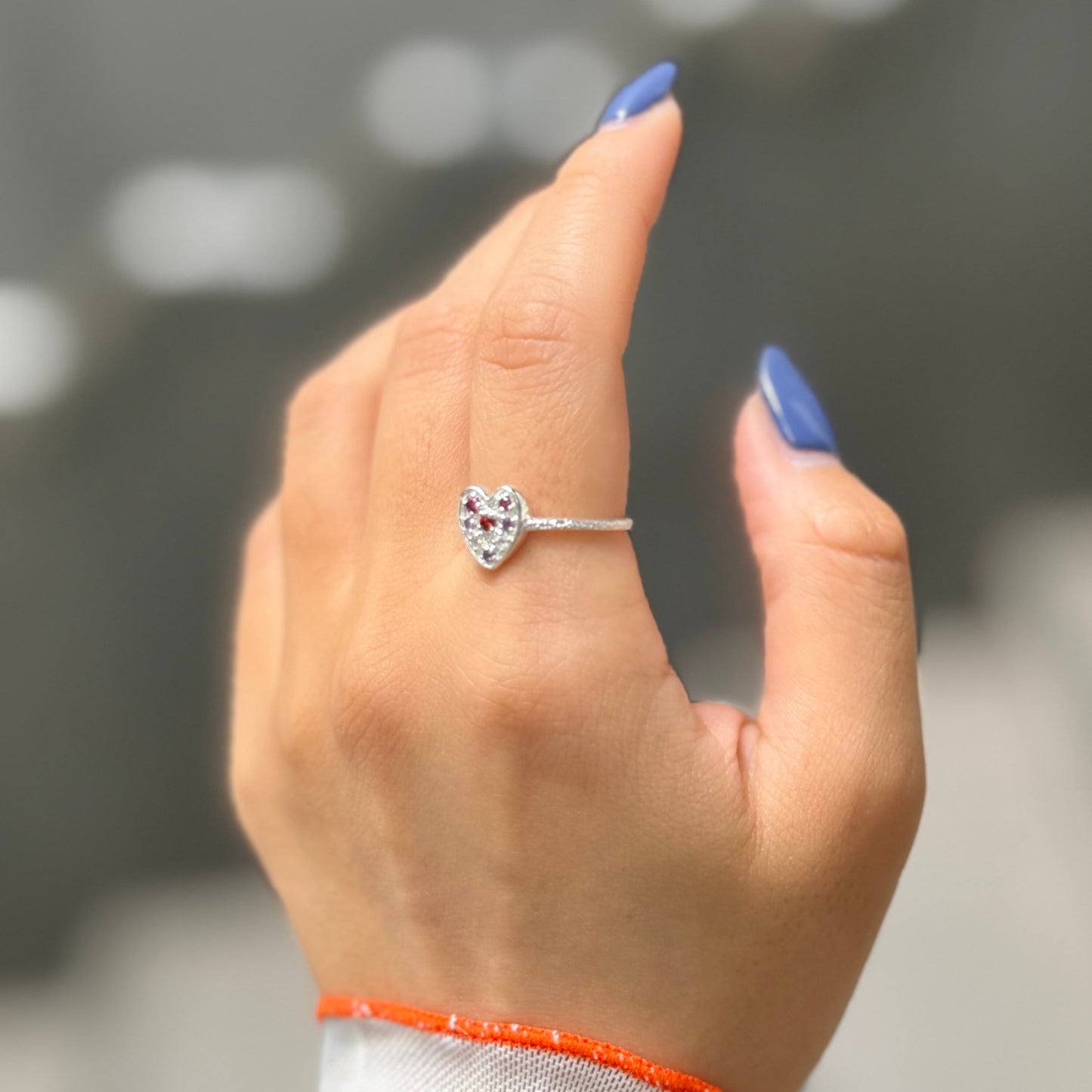 Heart design ring 6