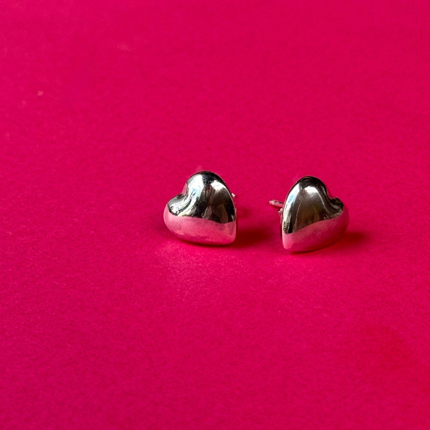 Silver925 plain pierce〈Heart〉