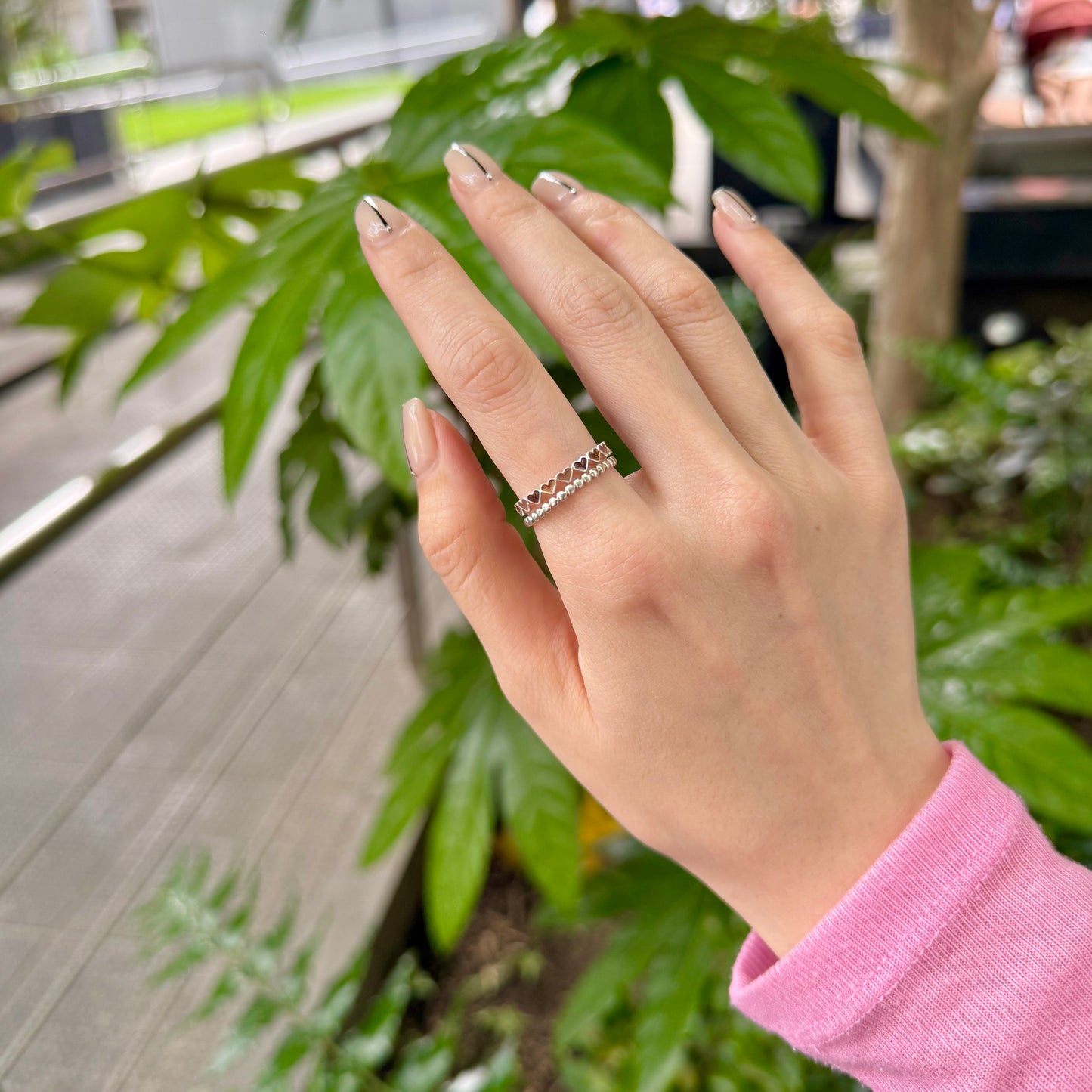 〈渋谷限定〉Heart enamel ring