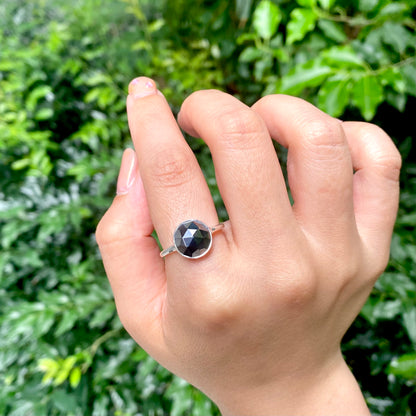 Silicon pyrite ring