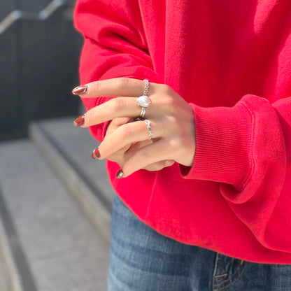 Pearl design ring 11