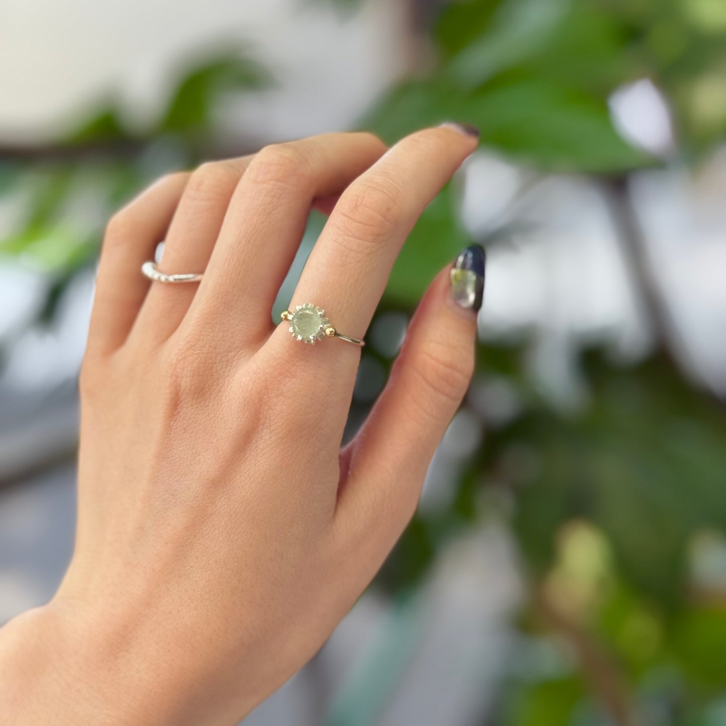 Silver925×Brass design ring 16