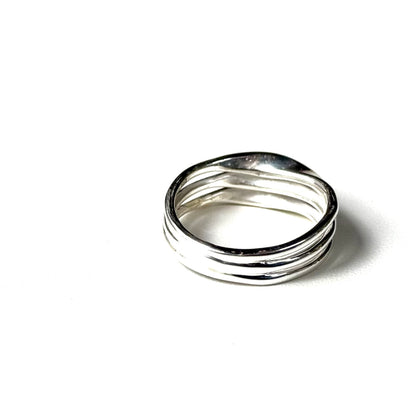 Silver925 plain ring 8